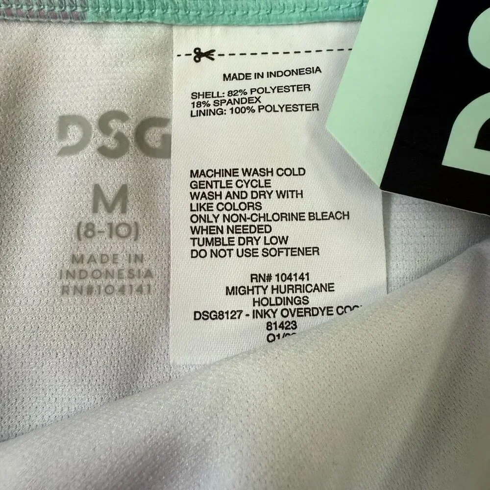 DSG set of 3 Girls' Swimsuit bottoms size M 8-10 NWT